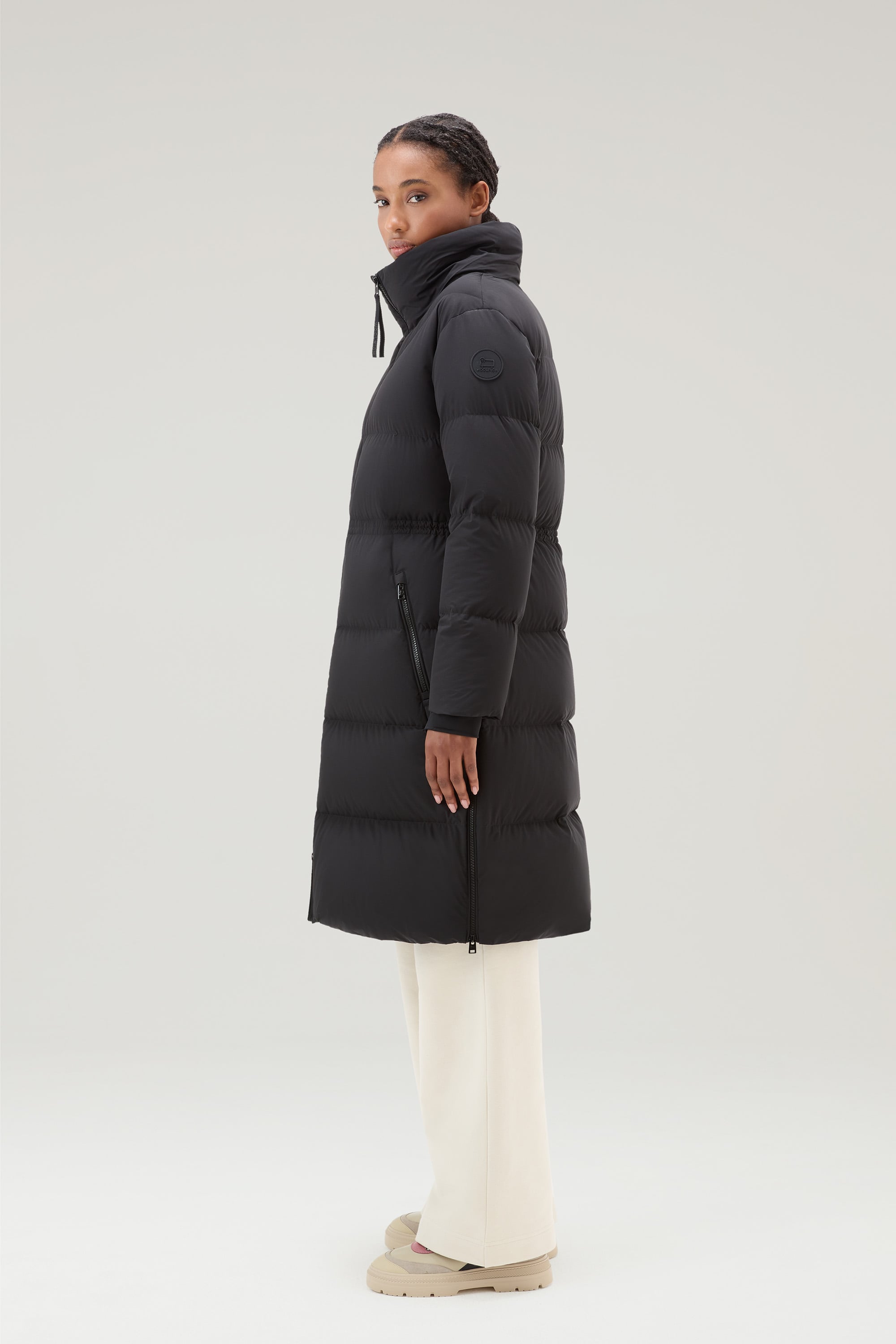 MATT STRETCH LONG PUFFER PARKA｜WOOLRICH（ウールリッチ）公式