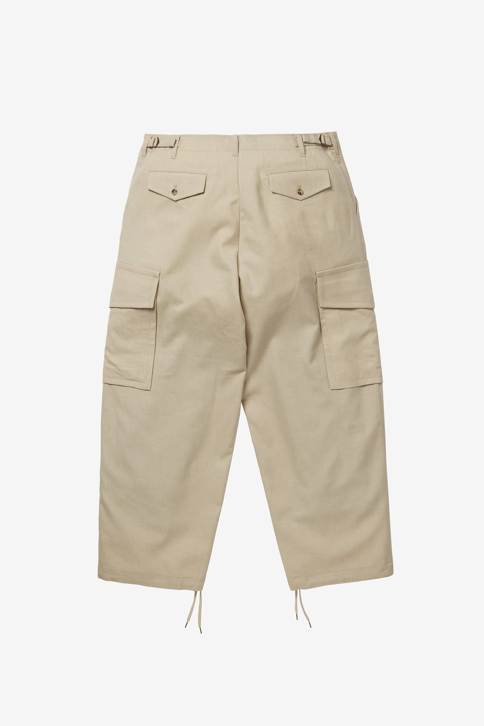 ウール ギャバジン ワイドカーゴパンツ / WOOL GABARDINE WIDE CARGO PANTS