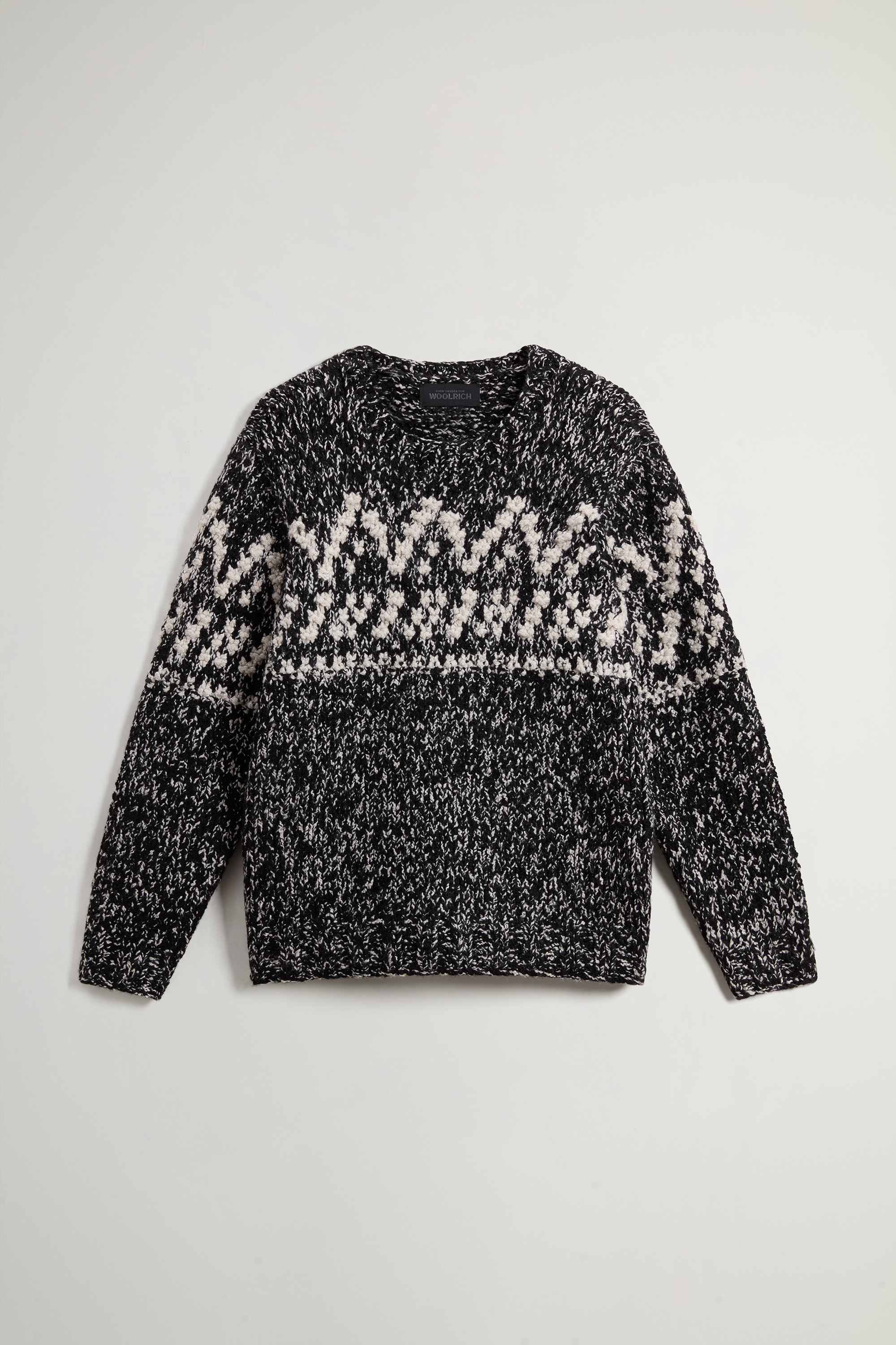 ハンド ニット モチーフ クルー / HAND KNIT MOTIF CREW