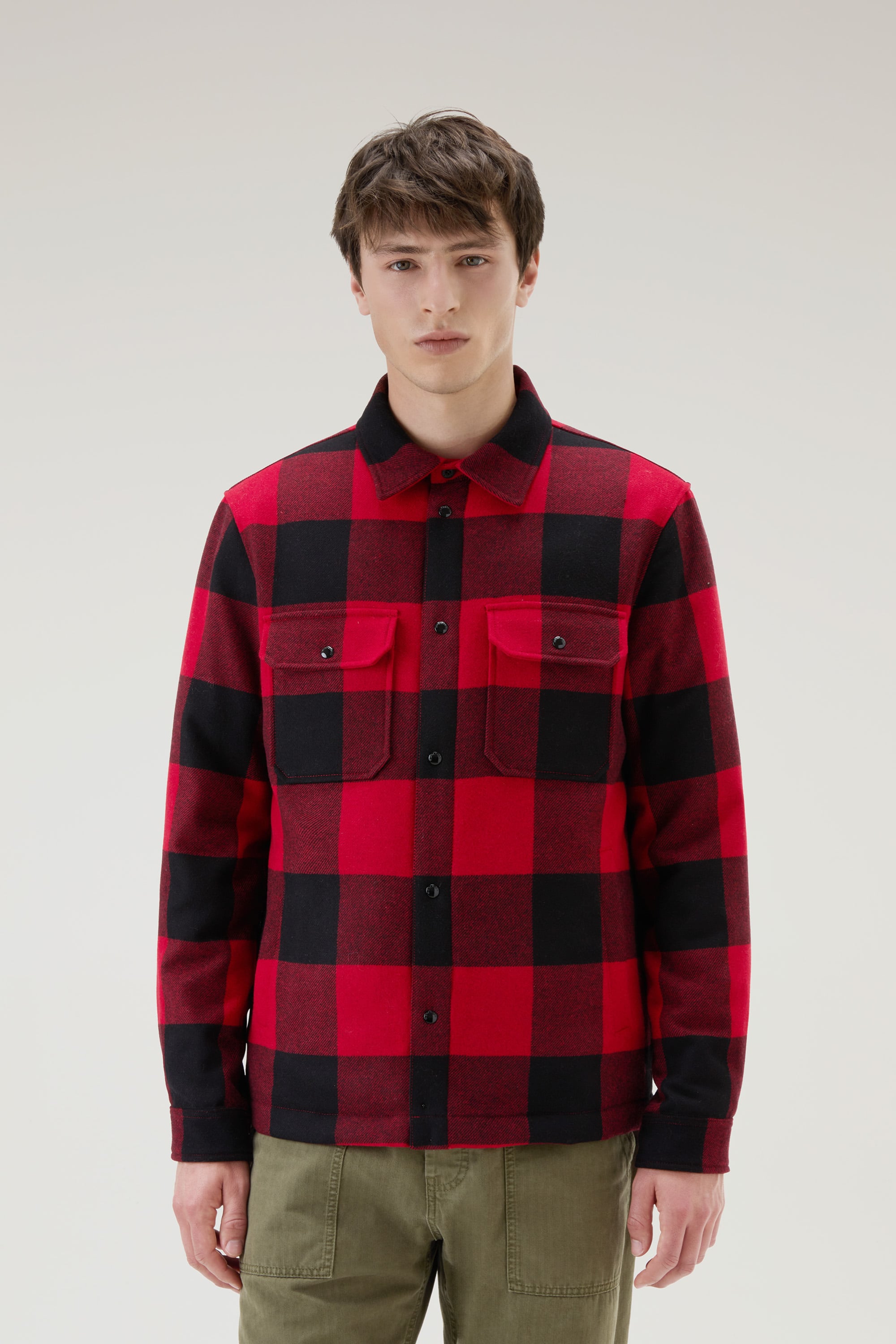 アラスカンウールチェックオーバーシャツ / ALASKAN WOOL CHECK OVERSHIRT 