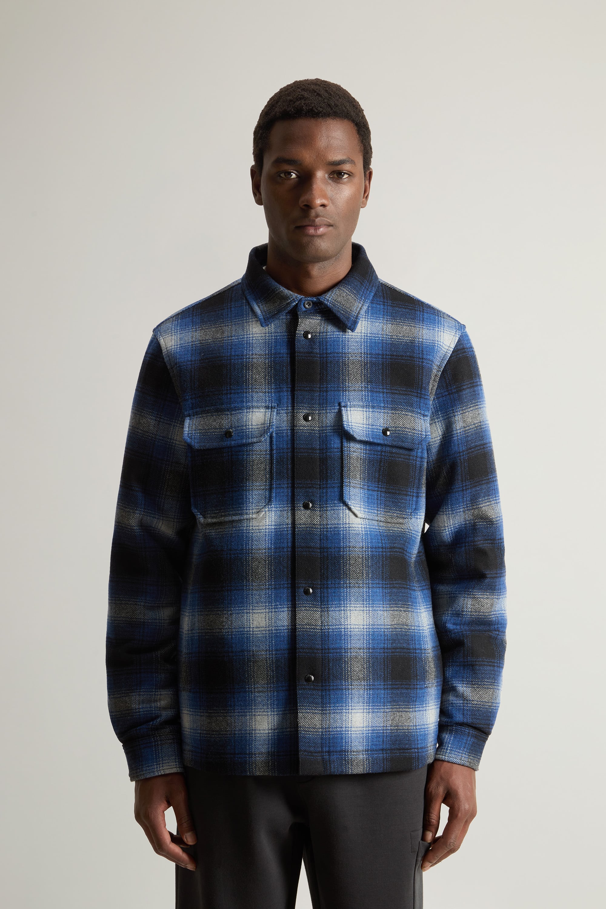 アラスカン ウール オーバーシャツ / ALASKAN WOOL CHECK OVERSHIRT