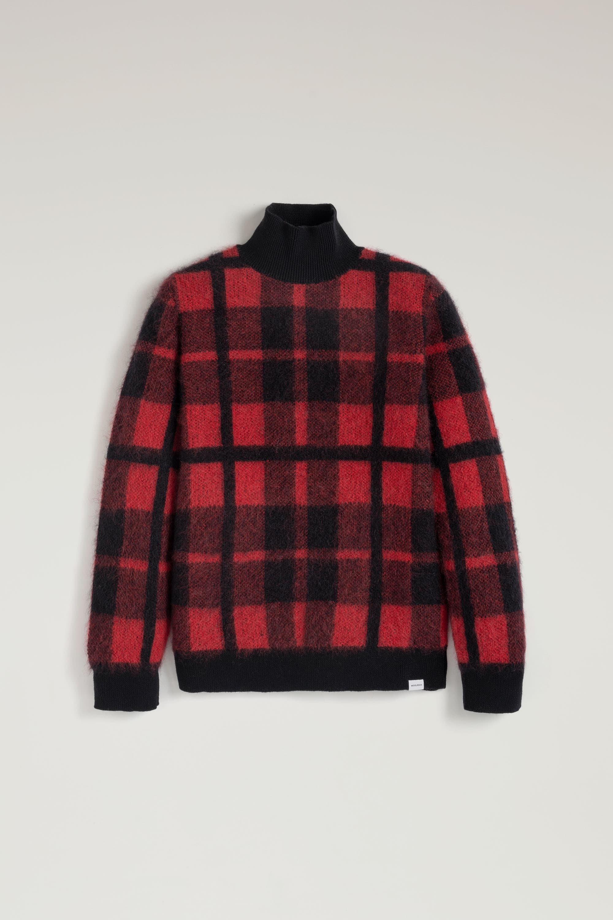 モヘア ウール チェック タートルネック / MOHAIR WOOL CHECK TURTLENECK