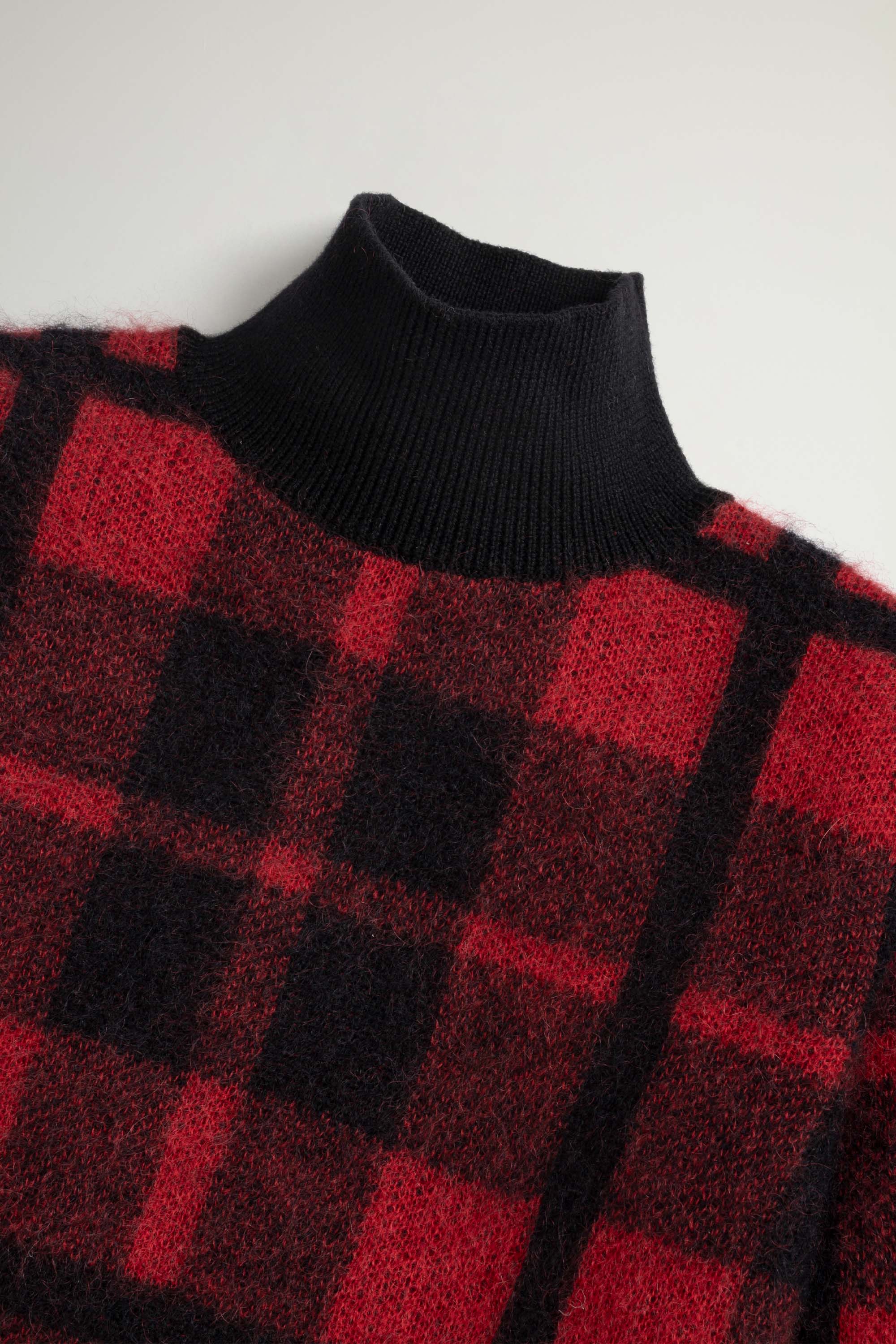 モヘア ウール チェック タートルネック / MOHAIR WOOL CHECK TURTLENECK