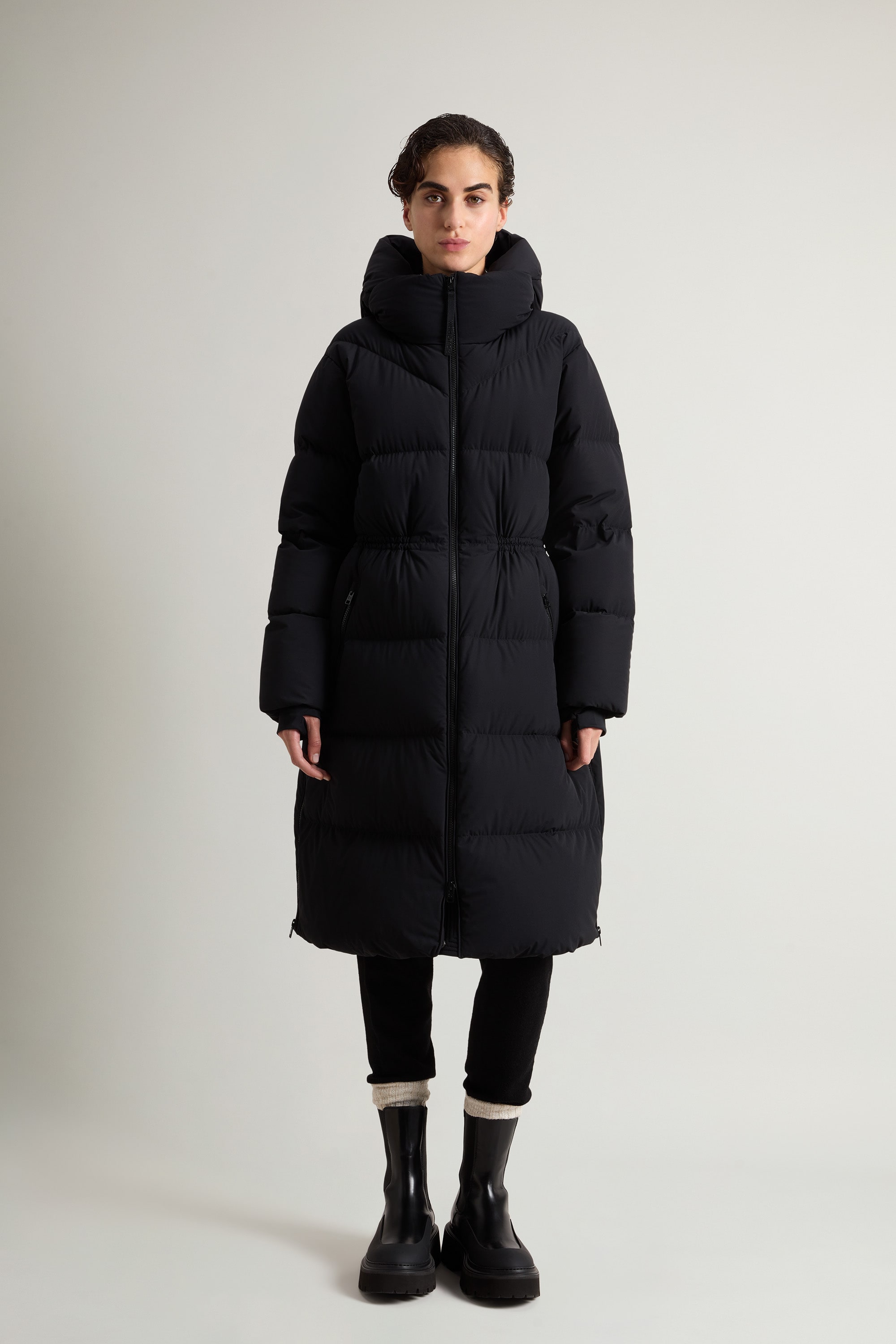 マット ストレッチ ロング パファー パーカ / MATT STRETCH LONG PUFFER PARKA