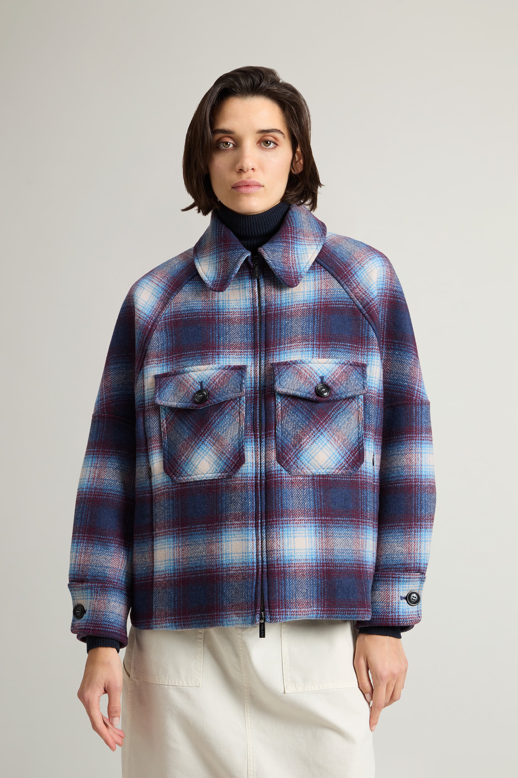 ウール チェック オーバーシャツ / WOOL CHECK OVERSHIRT