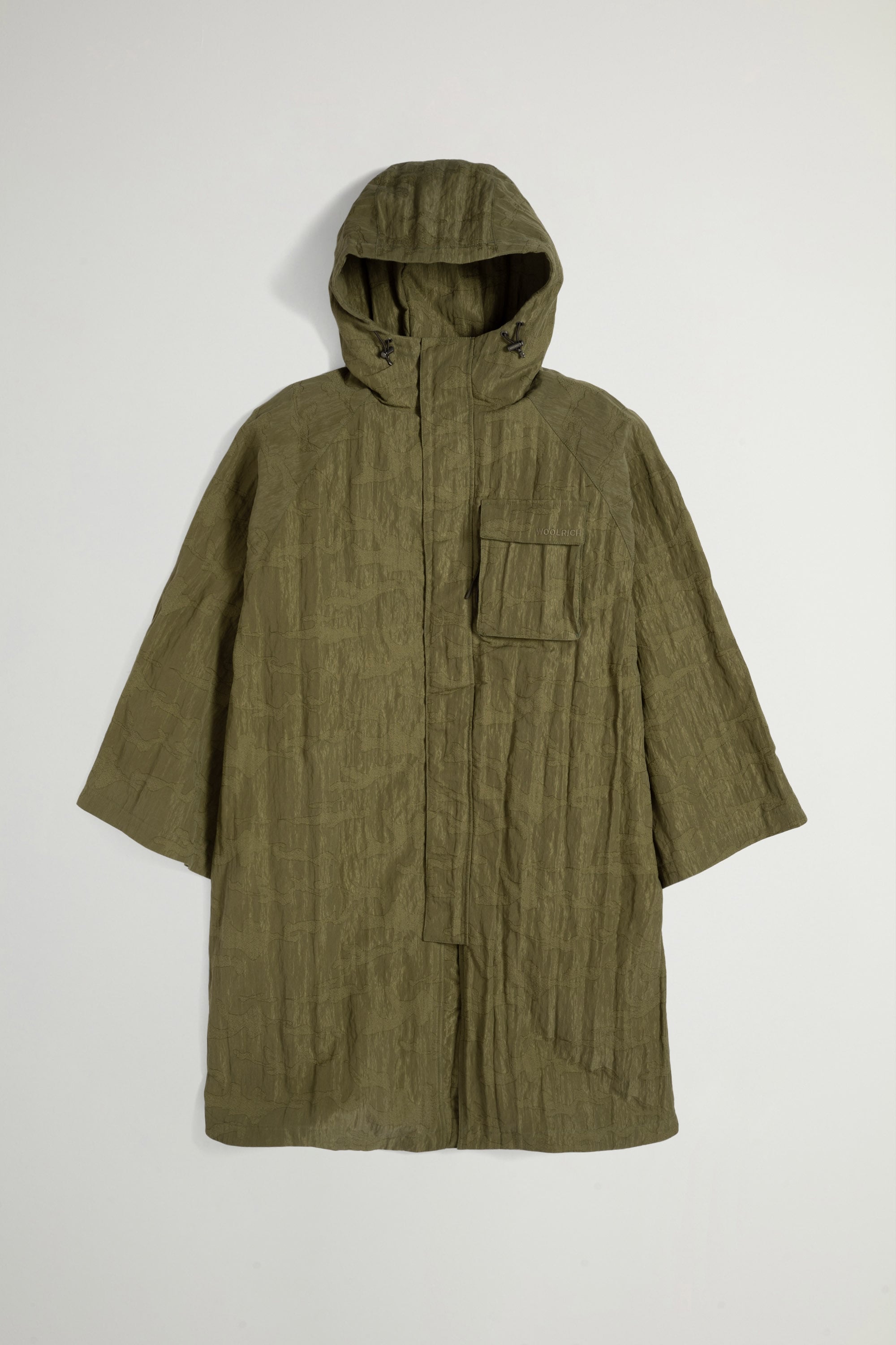 ZIP FRONT PONCHO