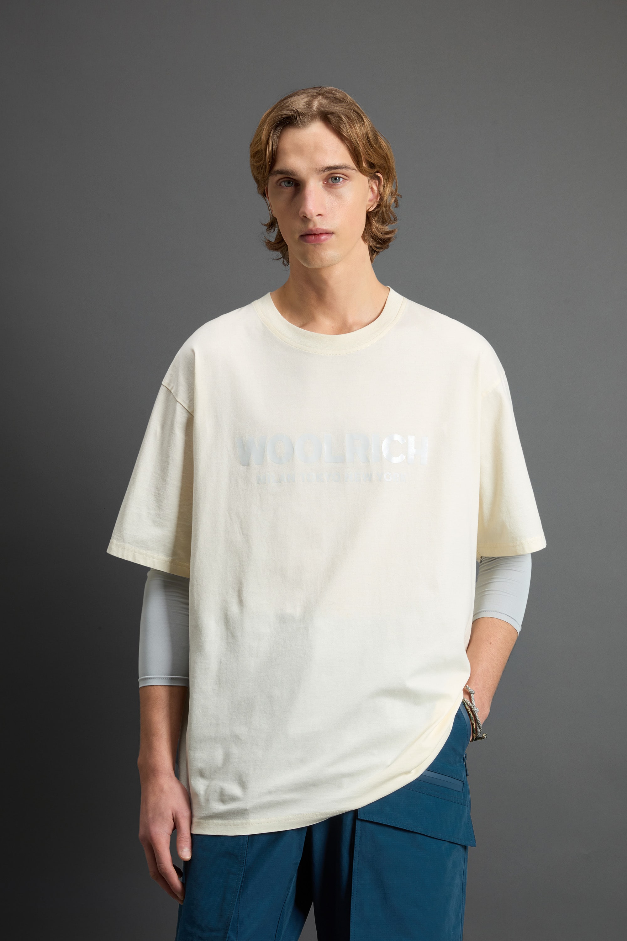 OVERSIZED TEE MODERN TEXT GRAP