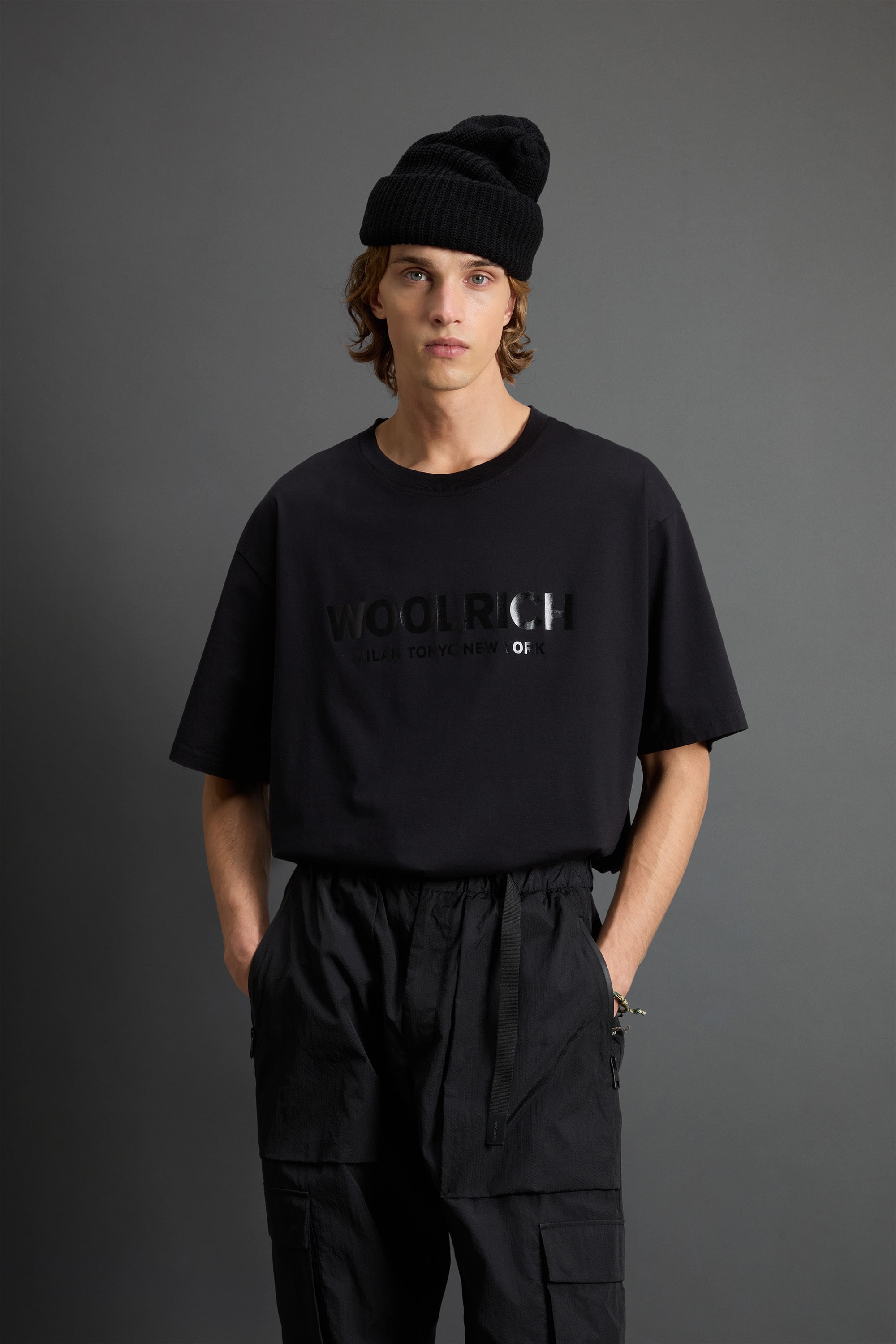 OVERSIZED TEE MODERN TEXT GRAP