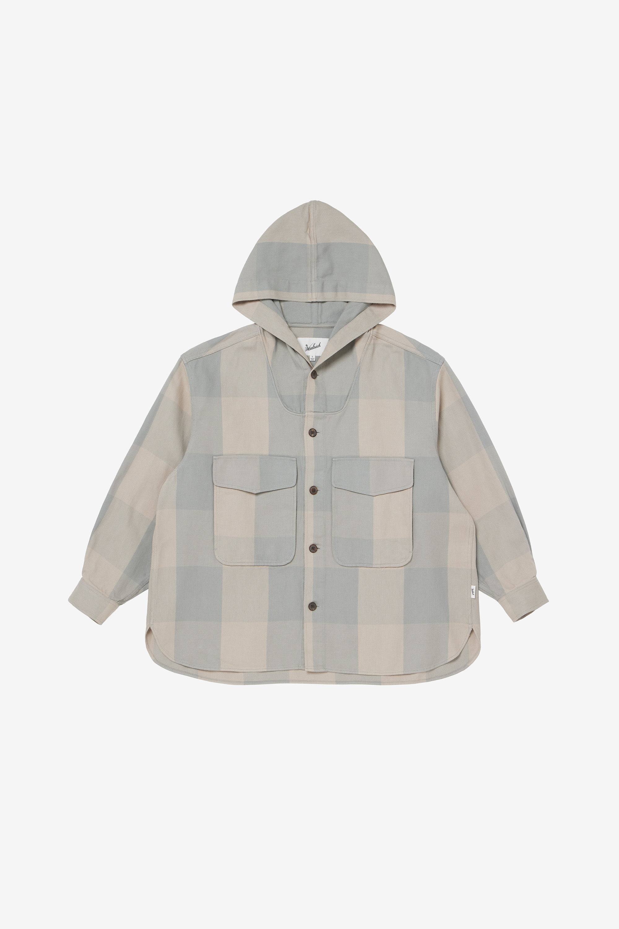 バッファロー チェック レギュラー フーデットシャツ / BUFFALO CHECK REGULAR HOODIE SHIRT