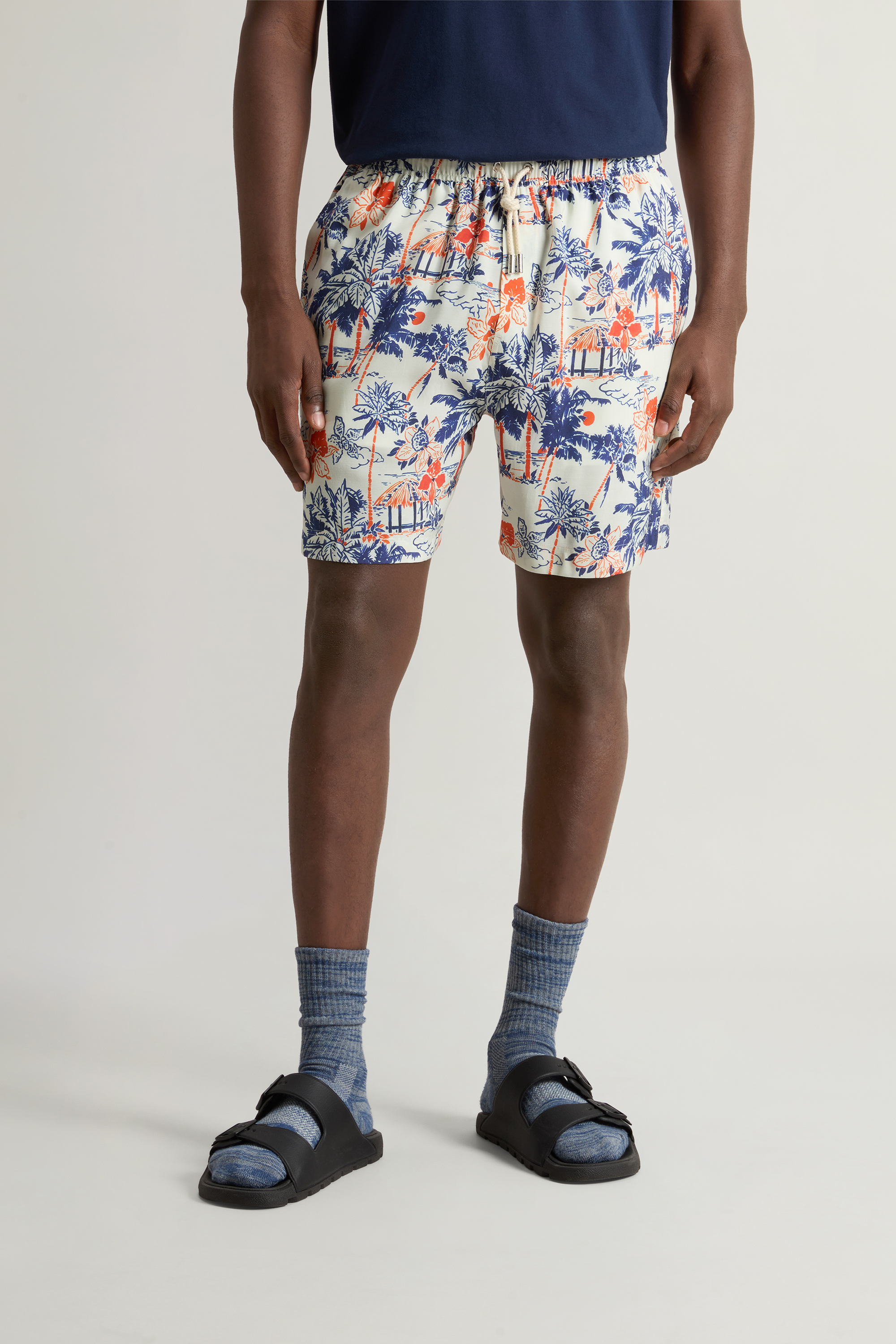 プリンテッド レーヨン ショーツ / PRINTED RAYON SHORTS