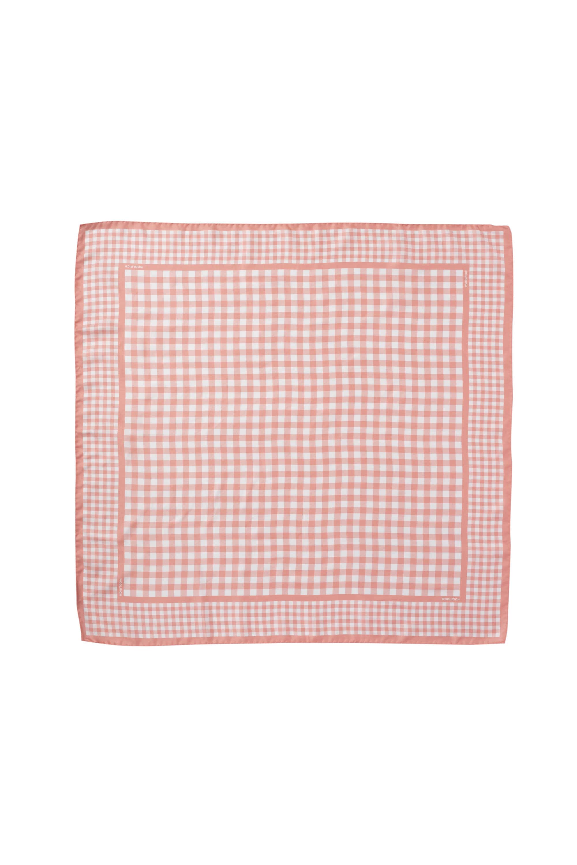 SILK GINGHAM SCARF