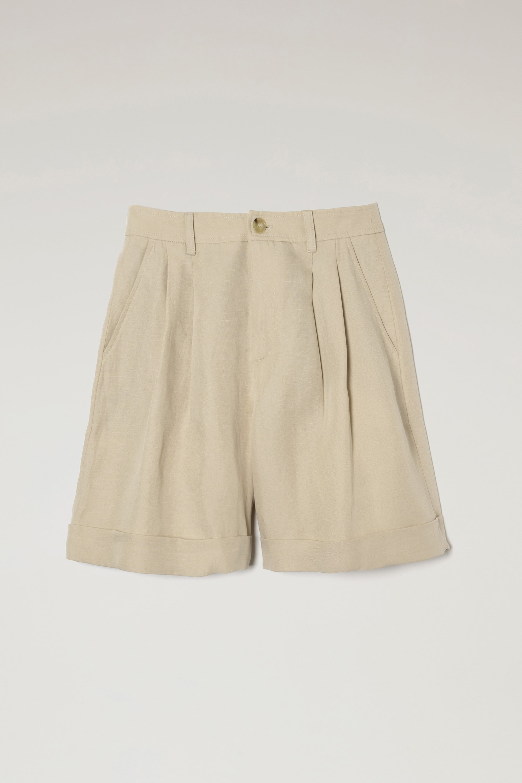 VISCOSE LINEN SHORTS