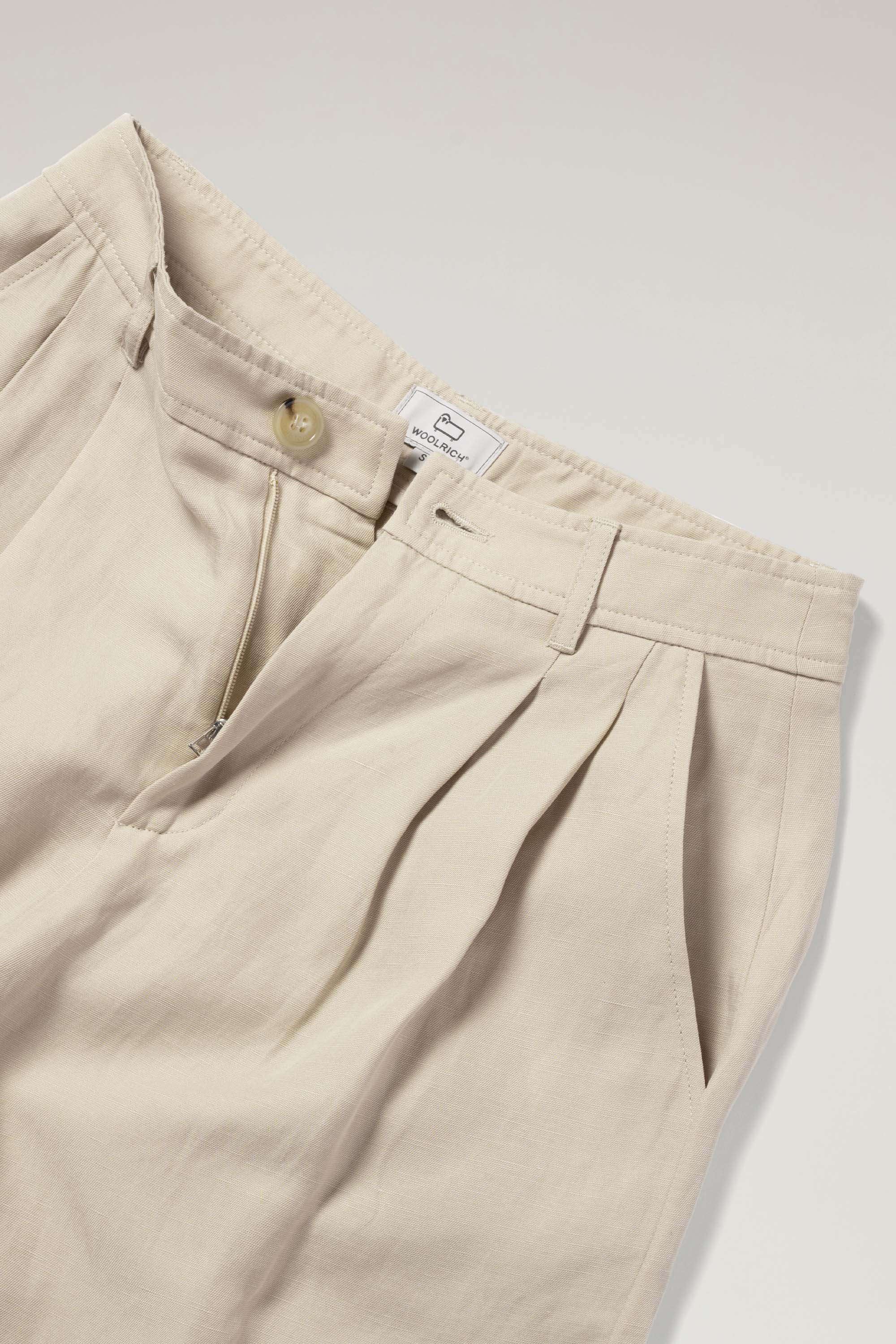 VISCOSE LINEN SHORTS