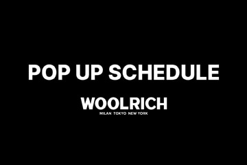 WOOLRICH POP UP STORE SCHEDULE