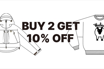 【オンラインストア限定】BUY 2 GET 10% OFF