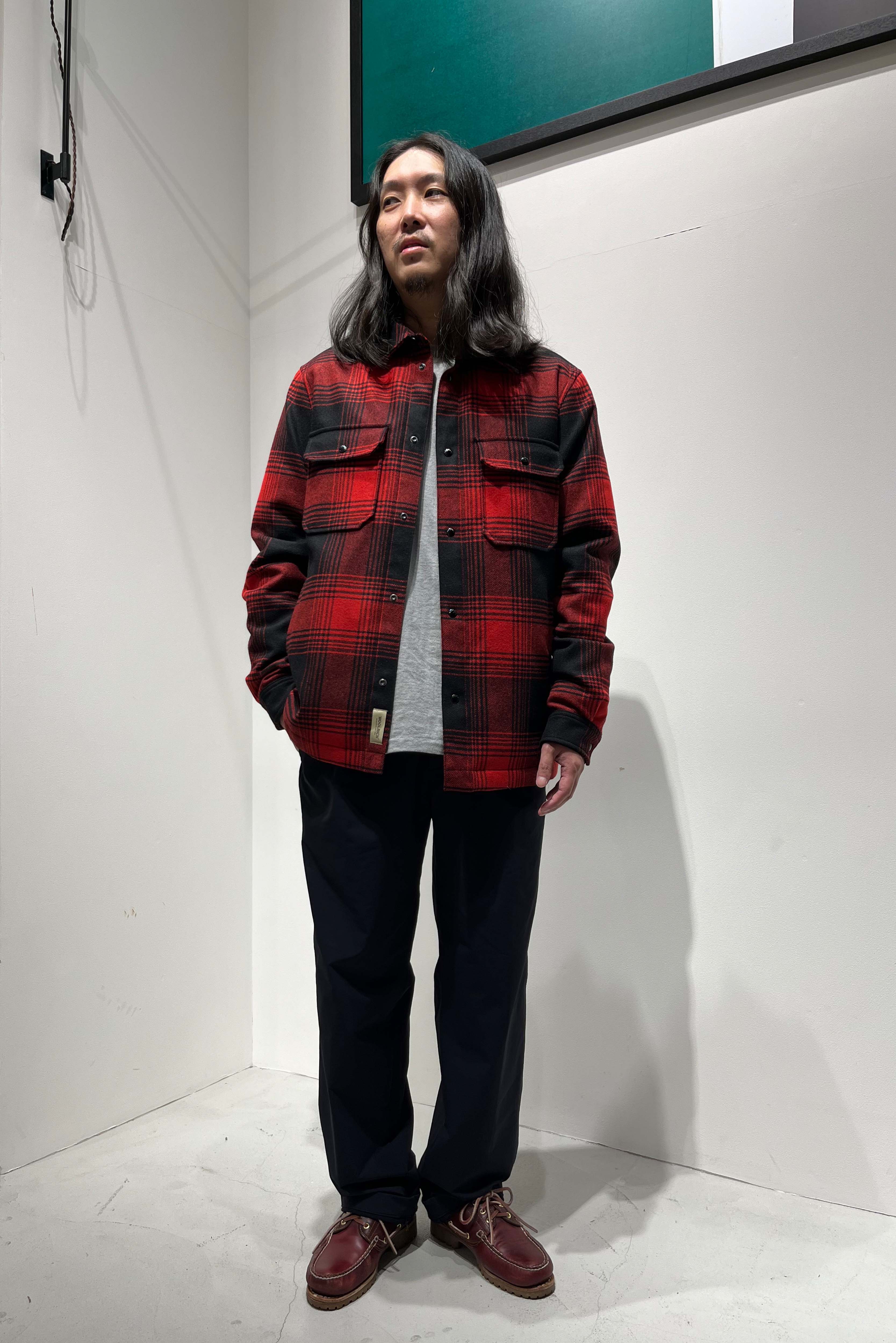 ALASKAN WOOL CHECK OVERSHIRT